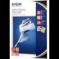 epson c13s041944 original 13x18cm ultra glossy photo paper 300g x50