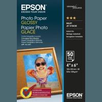 epson c13s042547 original 10x15cm glossy photo paper 200g x50