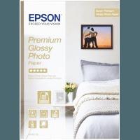 epson c13s042155 original a4 premium glossy photo paper 255g x15