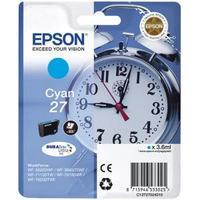 Epson Alarm Clock 27 DURABrite Ultra Ink Cartridge Cyan Blister for