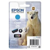 Epson 26 Cyan Inkjet Cartridge C13T26124012
