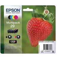 epson 29 black cyan magenta yellow ink cartridge pack of 4