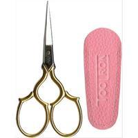 Epaulette Needle Art Scissors 3-1/2-Gold Plated 243602