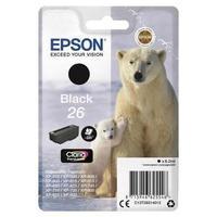 epson polar bear 26 yield 200 pages black claria premium ink cartridge