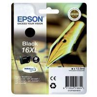 Epson Pen and Crossword 16XL non-Tagged Ink Cartridge Black 12.9ml for