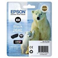 Epson Polar Bear 26XL Photo Black Claria Premium Ink Cartridge Non