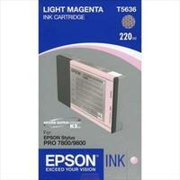 epson t5636 t563600 light magenta high capacity original ink cartridge