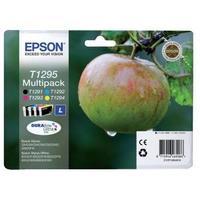 Epson Apple T1295 4 Colour Multipack Ink Cartridges Black, Cyan, 