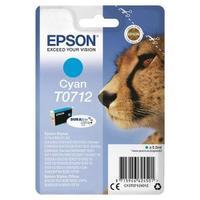 Epson T0712 Yield 475 pages Cyan Ink Cartridge C13T07124012