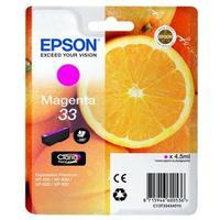 Epson Oranges 33 4.5 ml Claria Premium Magenta Ink Cartridge for