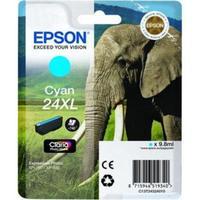 epson 24xl t243240 cyan original claria photo hd high capacity ink car ...