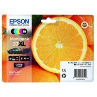 Epson Oranges 33XL Black 12.2 ml Photo Black 8.1 ml Cyan, Magenta, 