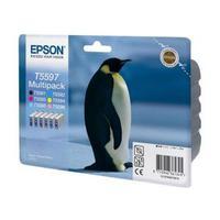 epson t5597 multi pack ink cartridges blackcyanmagentayellowlight