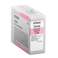 epson t8506 80ml ultrachrome hd vivid light magenta ink cartridge for