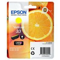 Epson Oranges 33 4.5 ml Claria Premium Yellow Ink Cartridge for