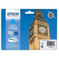 Epson T7032 Yield 800 Pages Cyan Standard Capacity Ink Cartridge for