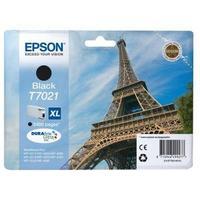 Epson T7021 Yield 2, 400 Pages Black High Capacity Ink Cartridge for