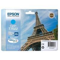 Epson T7022 Yield 2, 000 Pages Cyan High Capacity Ink Cartridge for