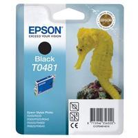 Epson T0481 (T048140) Black Original Ink Cartridge (Seahorse)