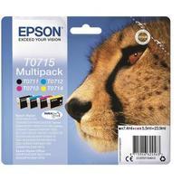 epson cheetah t0715 multi 4 pack durabrite ultra ink