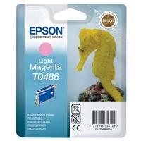 epson t0486 t048640 light magenta original ink cartridge seahorse