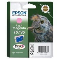 Epson T0796 Ink Cartridge Light Magenta for Stylus Photo 1400 Printer