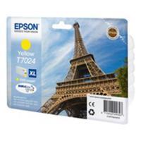 Epson T7024 (T702440) Yellow High Capacity Original Cartridge (Eiffel Tower)