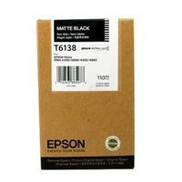 epson t6138 t613800 matte black standard capacity original ink cartrid ...