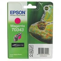 Epson T0343 Magenta Inkjet Cartridge C13T03434010 T0343