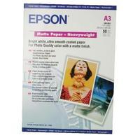 Epson A3 Matte Heavyweight 167gsm Photo Paper Pack of 50 C13S041261