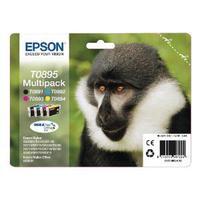 Epson T0895 Black CyanMagentaYellow Inkjet Cartridge Pack of 4