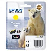 Epson 26 Yellow Inkjet Cartridge C13T26144010 T2614