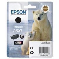 epson 26xl high yield black inkjet cartridge c13t26214010 t2621