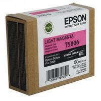 Epson T5806 Light Magenta Inkjet Cartridge C13T580600 T5806