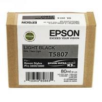 Epson T5807 Light Black Inkjet Cartridge C13T580700 T5807