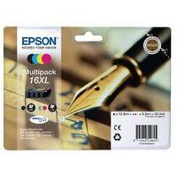 epson 16xl black cyanmagentayellow high yield inkjet cartridge value