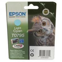 Epson T0795 Light Cyan Inkjet Cartridge C13T07954010 T0795