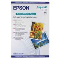 epson a3 matte archival paper 192gsm pack of 50 c13s041340