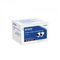 Epson S050751 Black Toner Cartridge Twin Pack Pack of 2 C13S050751