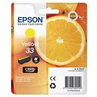 Epson 33 Yellow Inkjet Cartridge C13T33444010 T3344