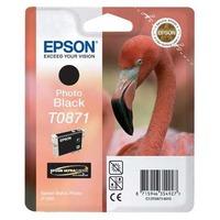 Epson T0871 (T087140) Photo Black Original Ink Cartridge (Flamingo)
