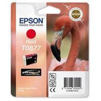 Epson T0877 (T087740) Red Original Ink Cartridge (Flamingo)