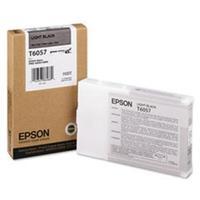 Epson T6057 (T605700) Light Black Standard Capacity Original Ink Cartridge