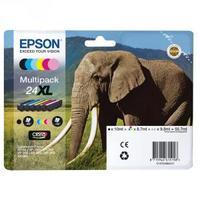 Epson 24XL 6-Colour Inkjet Cartridge High Yield Multipack Pack of 6