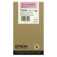 Epson T6026 (T602600) Vivid Light Magenta Standard Capacity Original Ink Cartridge