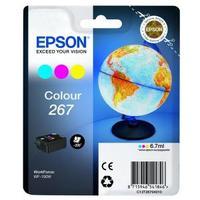 Epson 267 6.7ml Colour Ink Cartridge CyanMagentaYellow Single Pack for