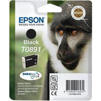 epson t0891 t089140 black original ink cartridge monkey