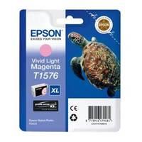 epson t1576 t157640 vivid light magenta original ink cartridge turtle