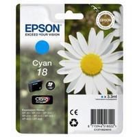 Epson 18 (T18024010) Cyan Original Claria Home Standard Capacity Ink Cartridge (Daisy)