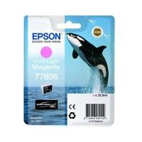 Epson T7606 Vivid Light Magenta Original Ink Cartridge